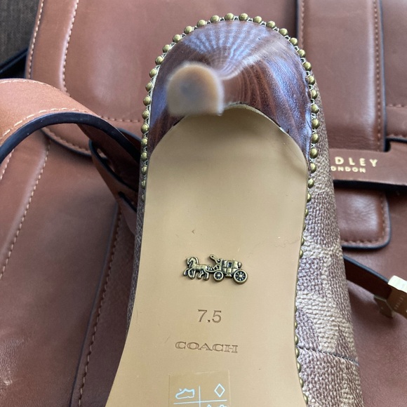 Coach leather high heels 7.5 - Picture 12 of 15